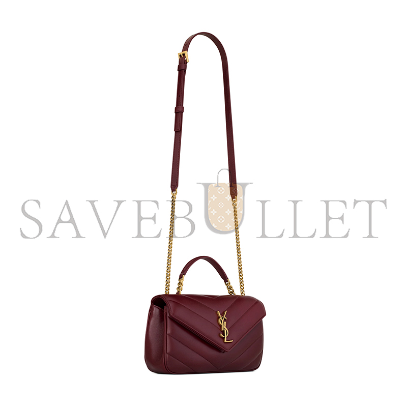 YSL LOULOU TOP-HANDLE IN MATELASSÉ LAMBSKIN 869461AAEAX6197 (25*13*6cm) YSL LOULOU TOP-HANDLE IN MATELASSÉ LAMBSKIN 869461AAEAX6197 (25*13*6cm)